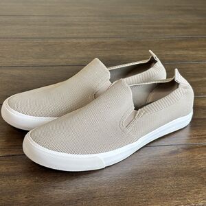 Tamarack Slip On Stretch Knit Mens 12 Shoes Taupe SC-121423-M-TP